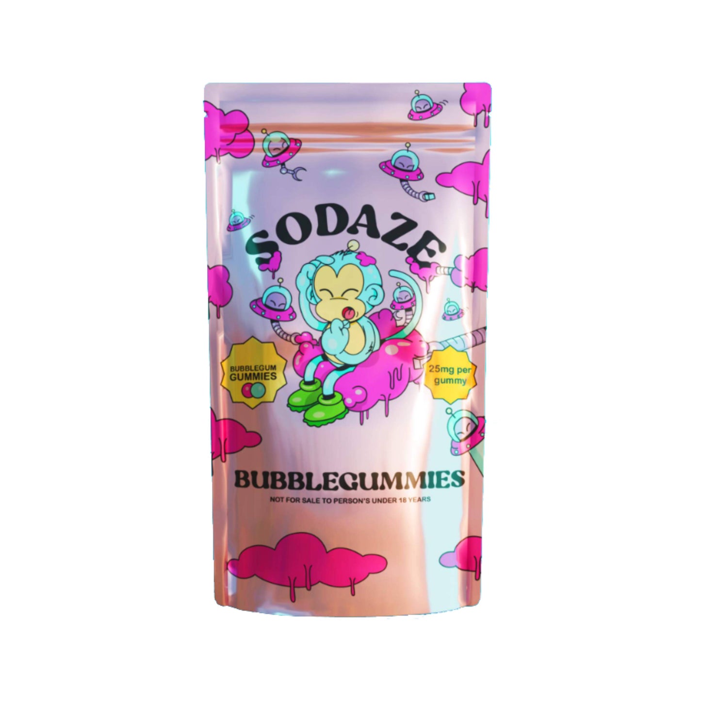 Gummies - Bubblegum - 4 x 25mg