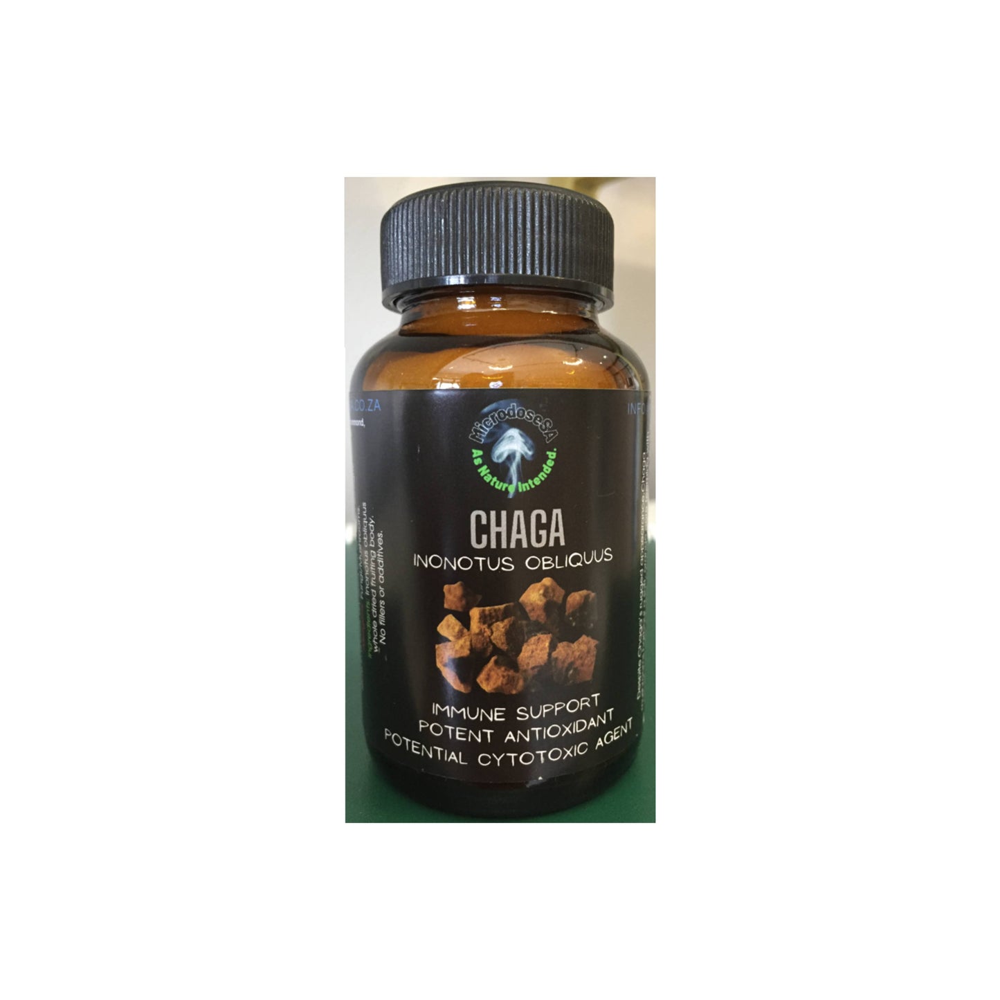 MicrodoseSA Chaga x60 Gel Capsules