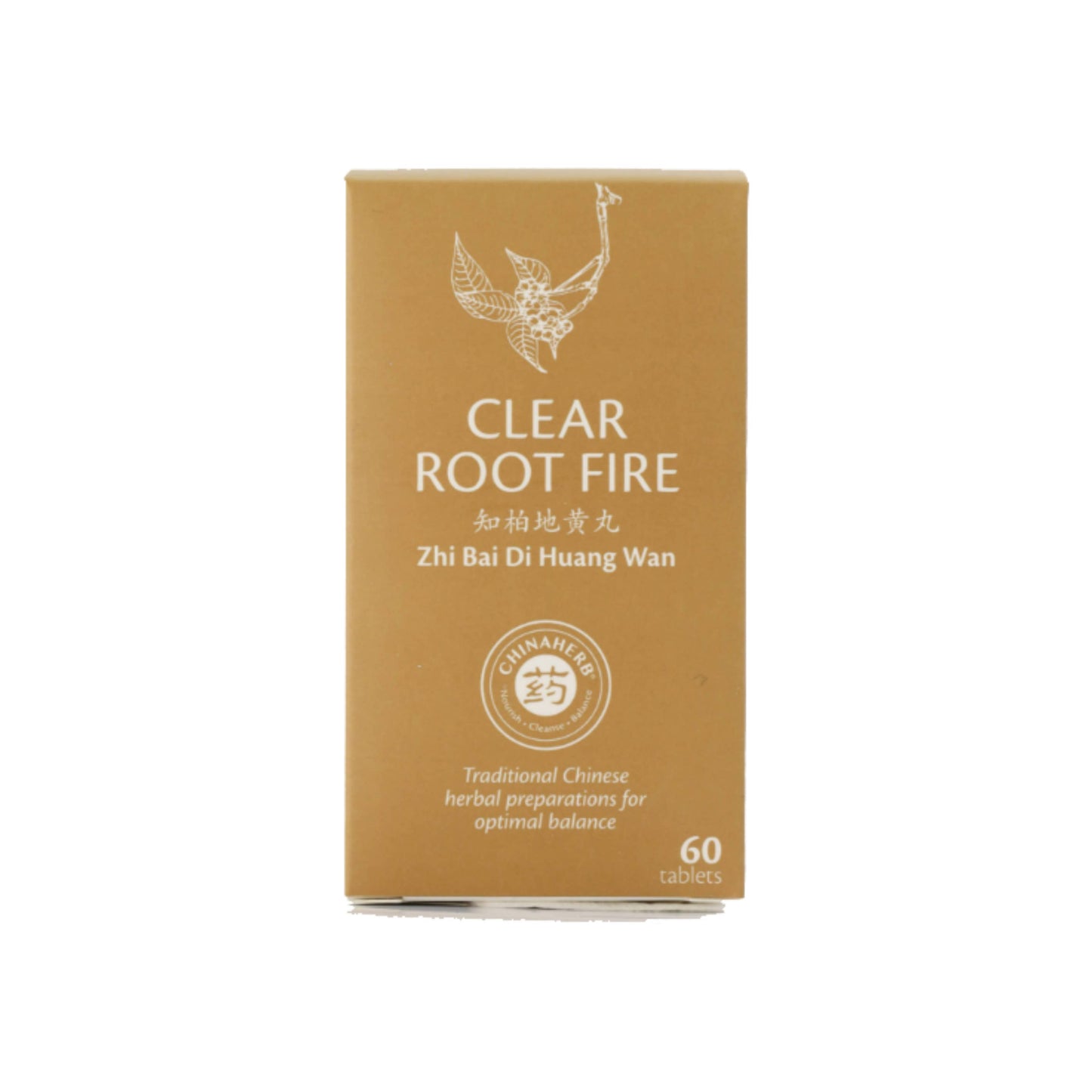 China Herb - Clear Root Fire - Zhi Bai Di Huang Wan - 60 tab