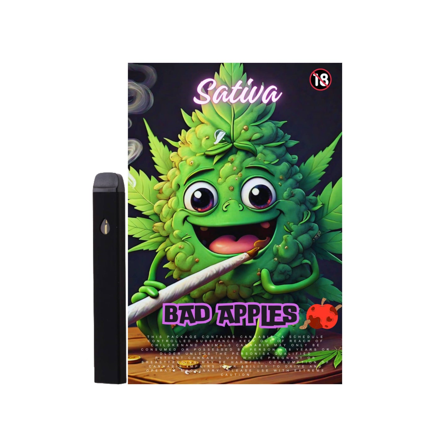 Dirty Vapes - Bad Apples - 1ml (S)