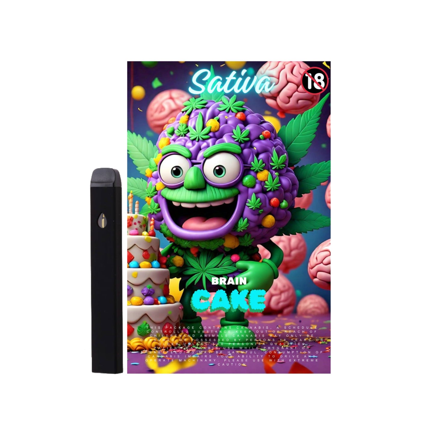 Dirty Vapes - Brain Cake - 1ml (S)