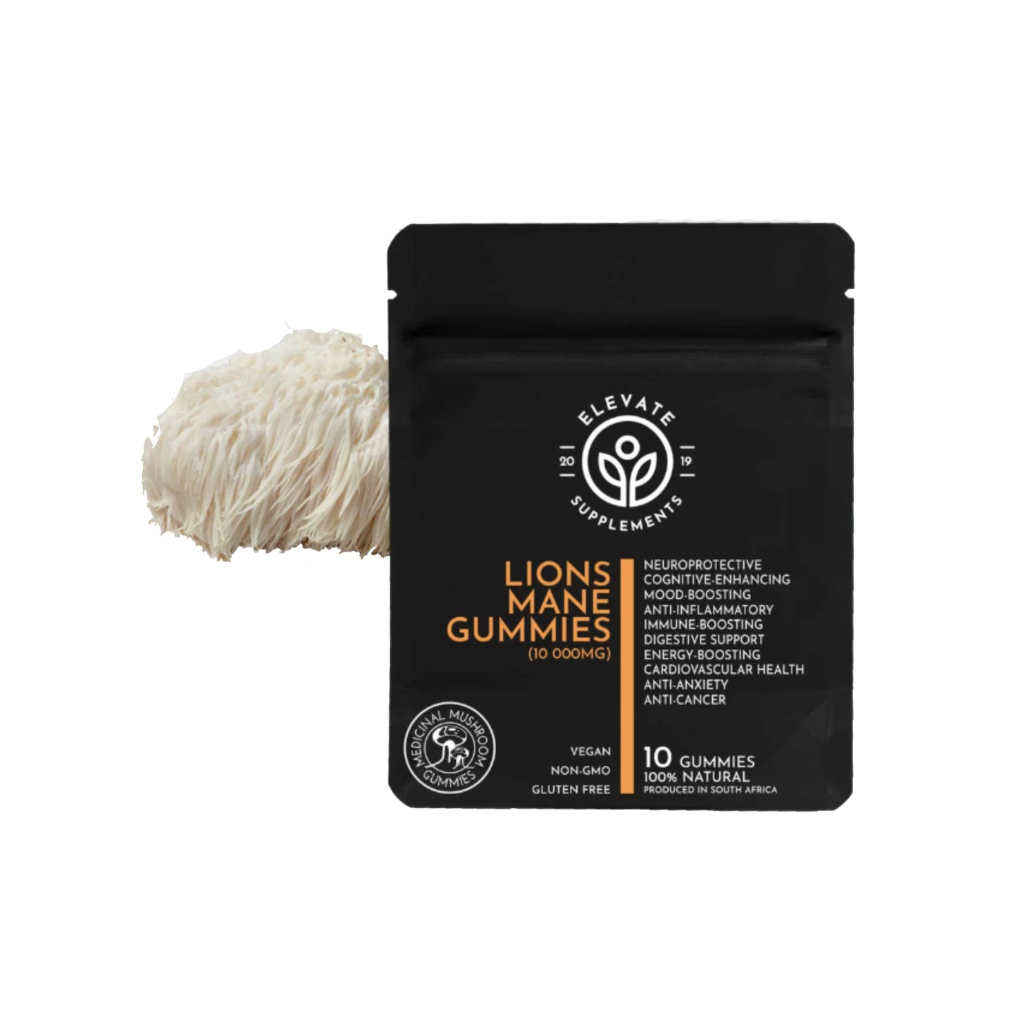 Elevate Lions Mane Gummies - 10 pack