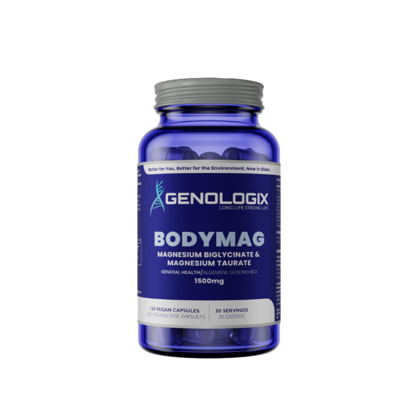 Genologix BodyMag (Magnesium Combo) 1500mg - 120 caps