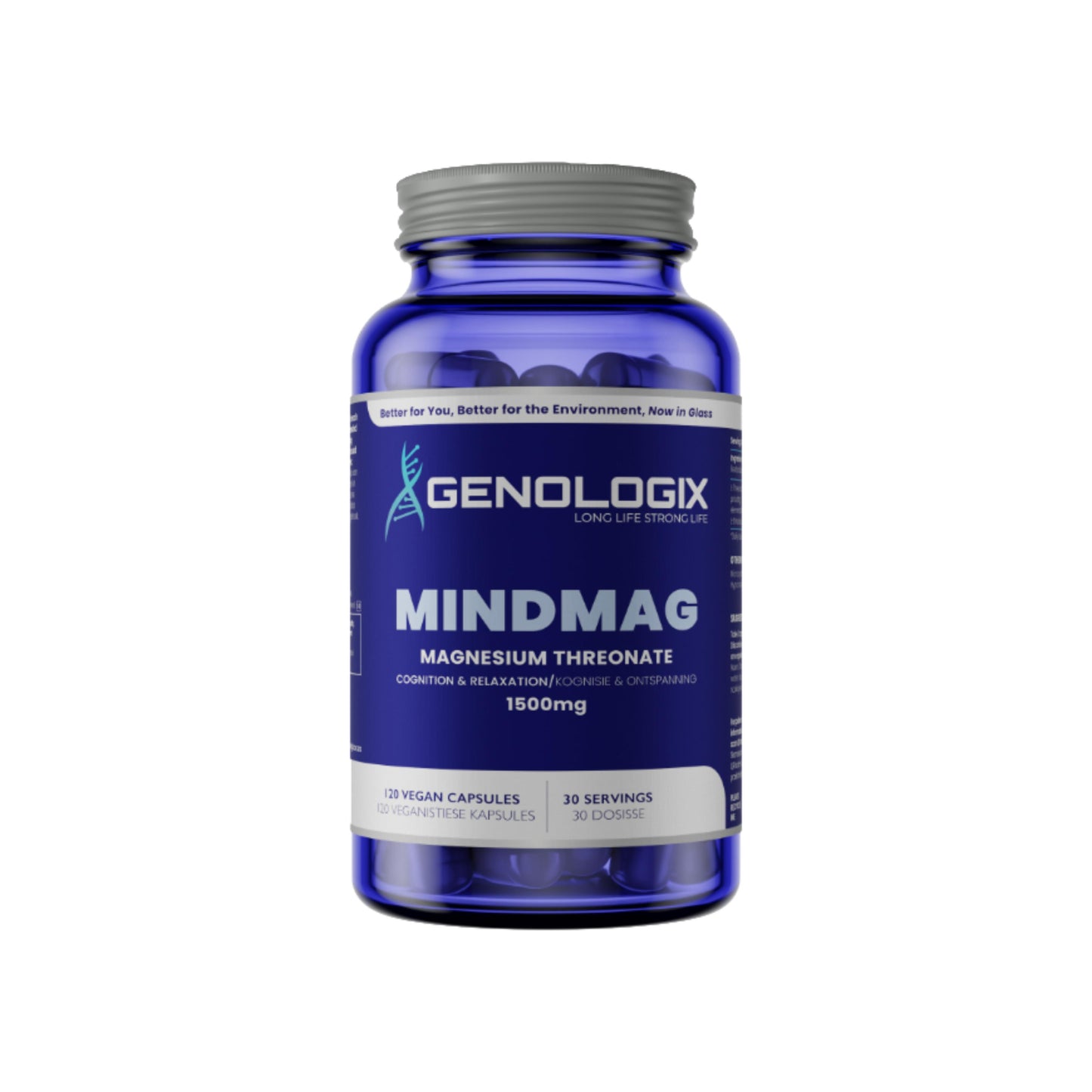 Genologix MindMag (Mag L-Threonate) 1500mg - 120 caps