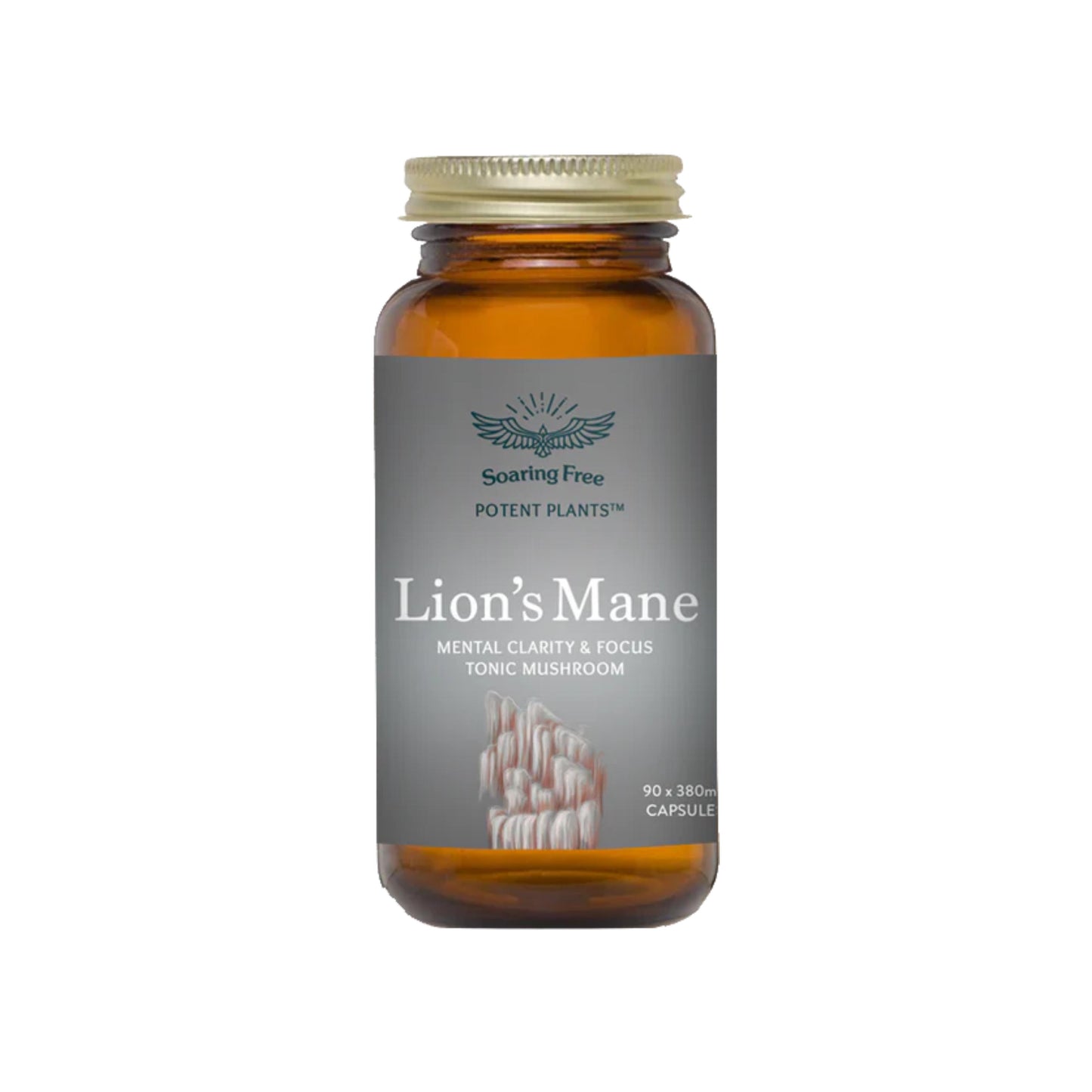 Soaring Free Lion's Mane Mushroom Capsules - 90 caps