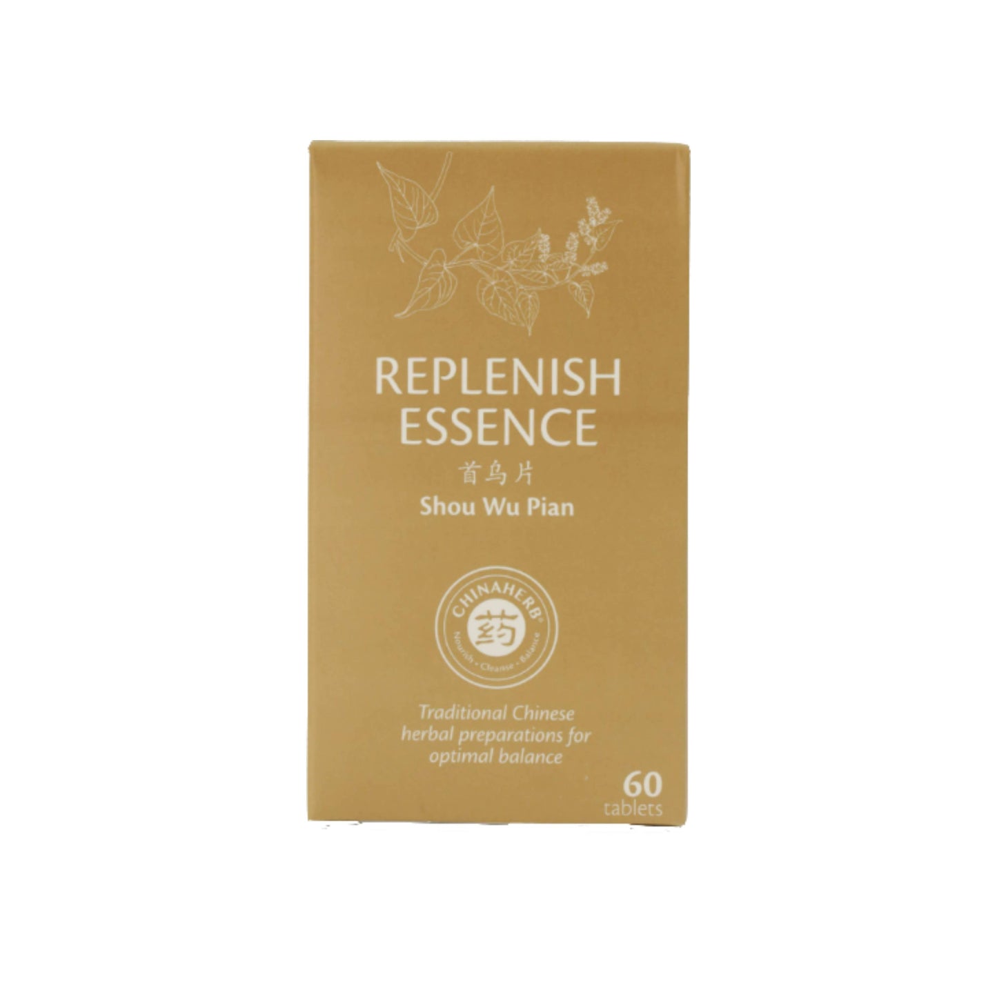 China Herb - Replenish Essence - Shou Wu Pian - 60 tab