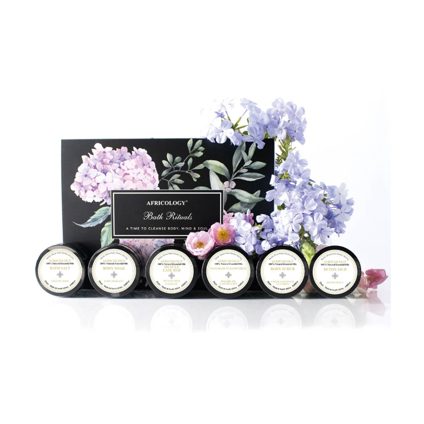 Africology Bath Time Rituals - 30ml Bath Soak, 30ml Magnes