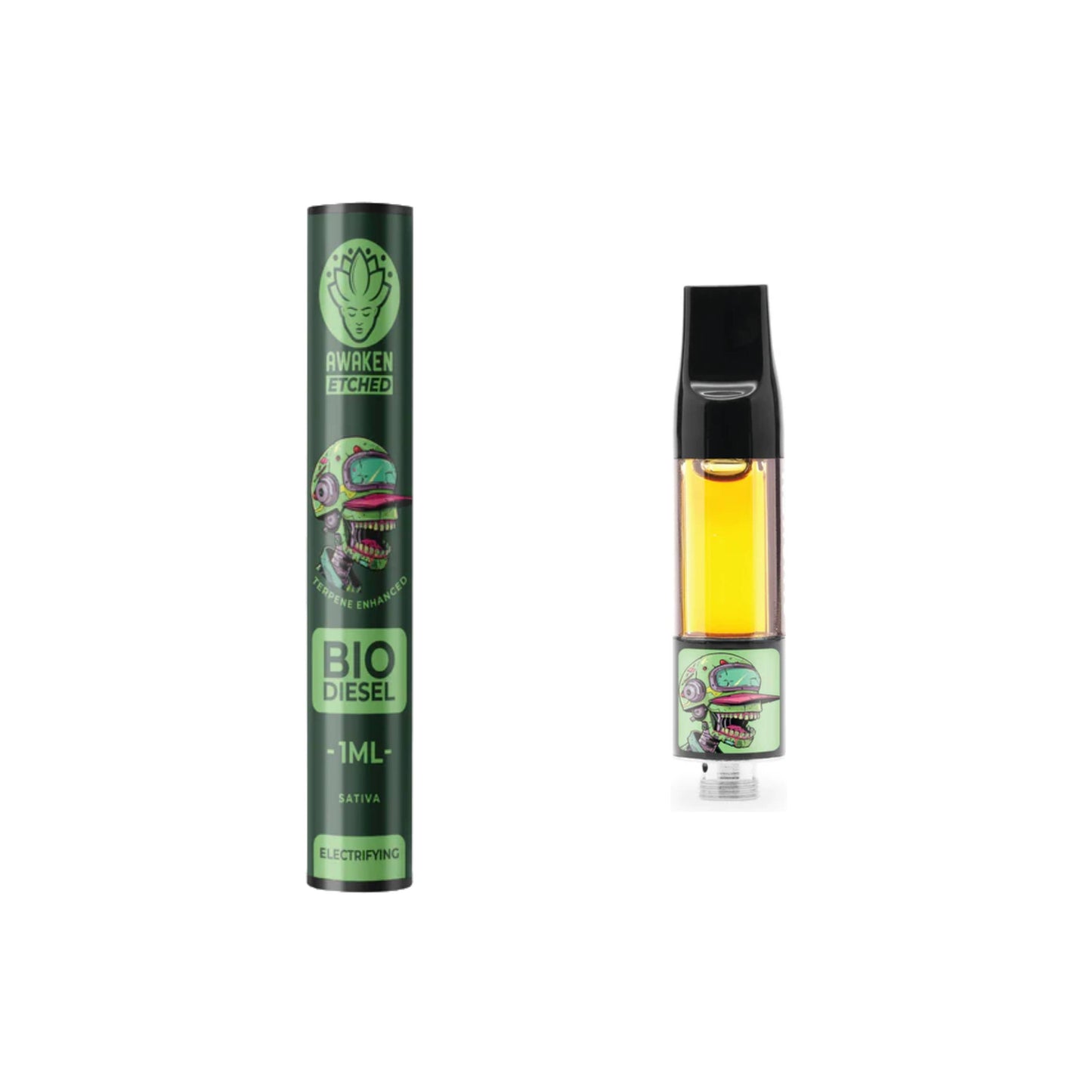 Awaken - Etched Cart 1ml - Bio Diesel