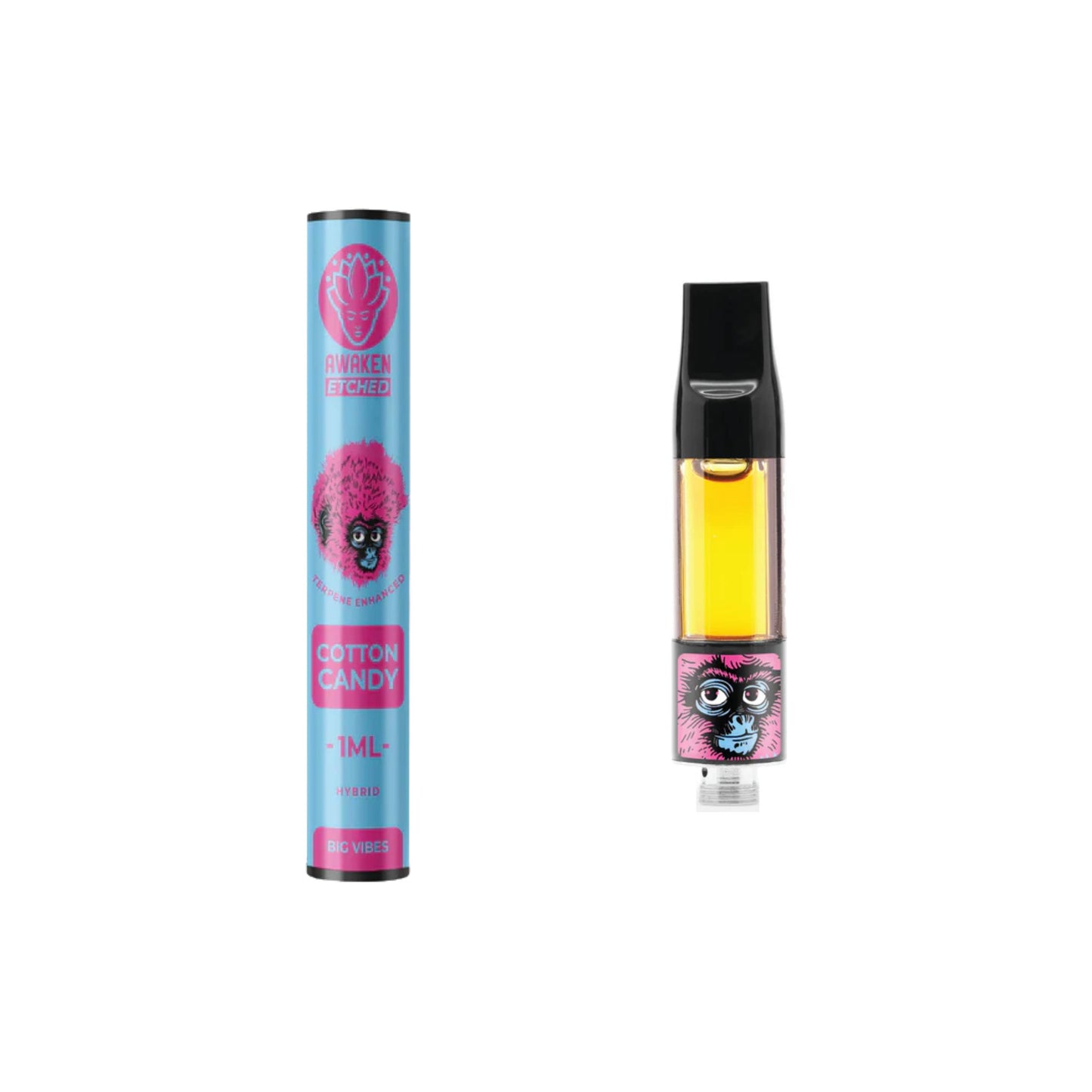 Awaken - Etched Cart 1ml - Cotton Candy
