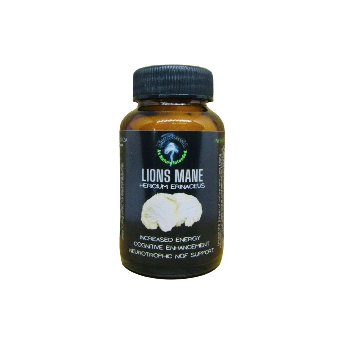 MicrodoseSA Lions Mane x60 Gel Capsules