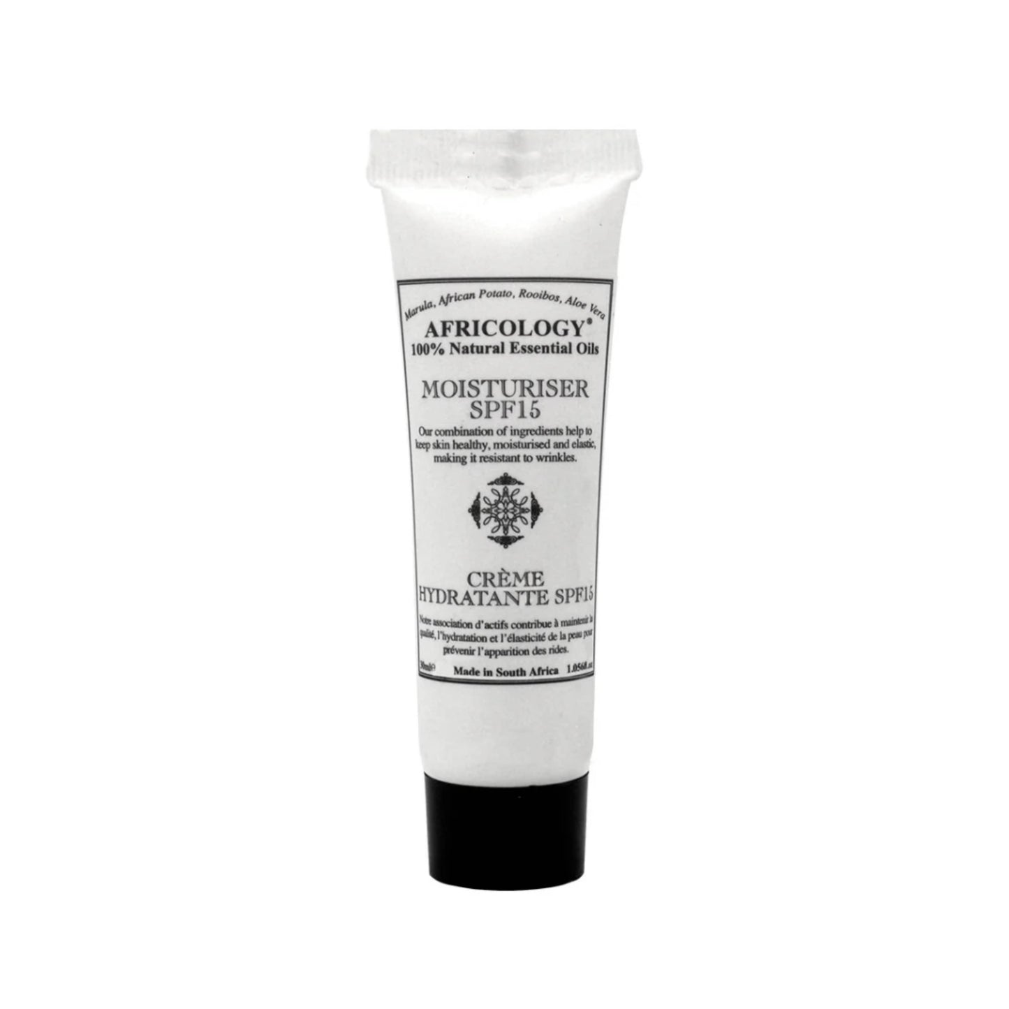 Africology Moisturiser SPF 15 - 30ml Tube