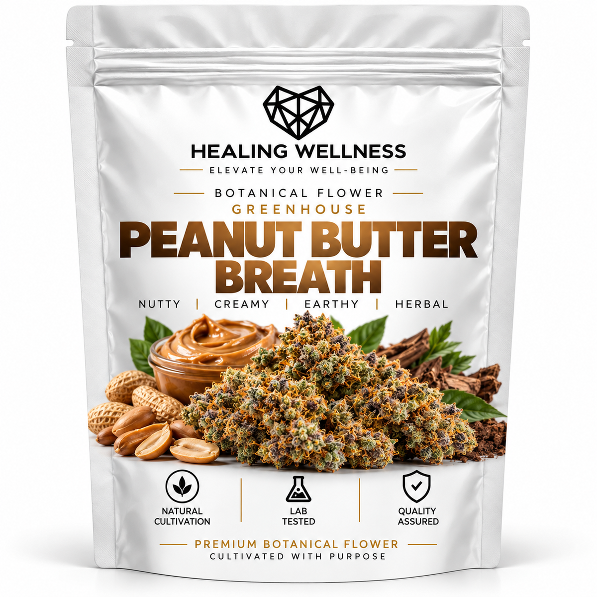 Peanut Butter B - Flower