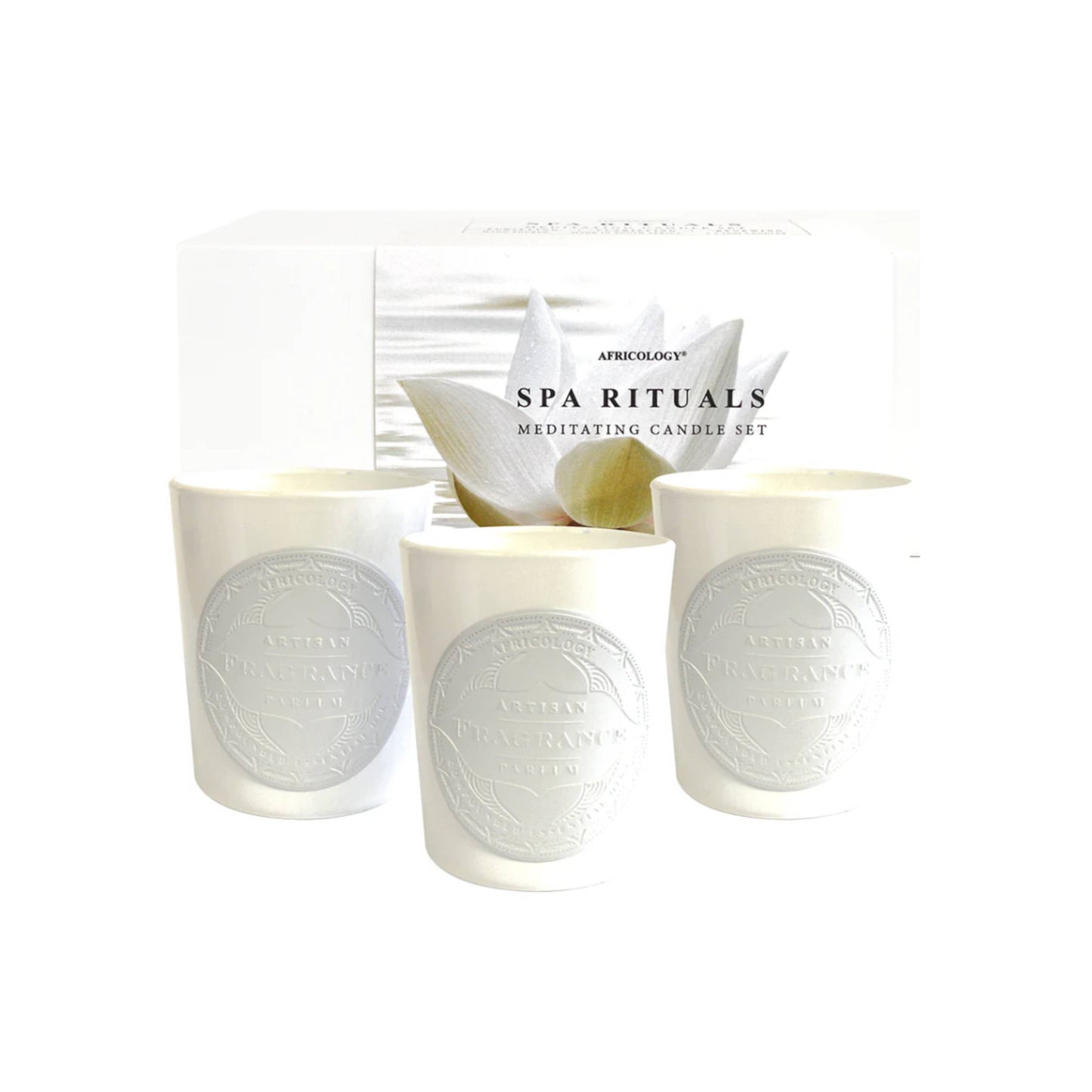 Africology Spa Rituals Mini Candle Set -3 pack