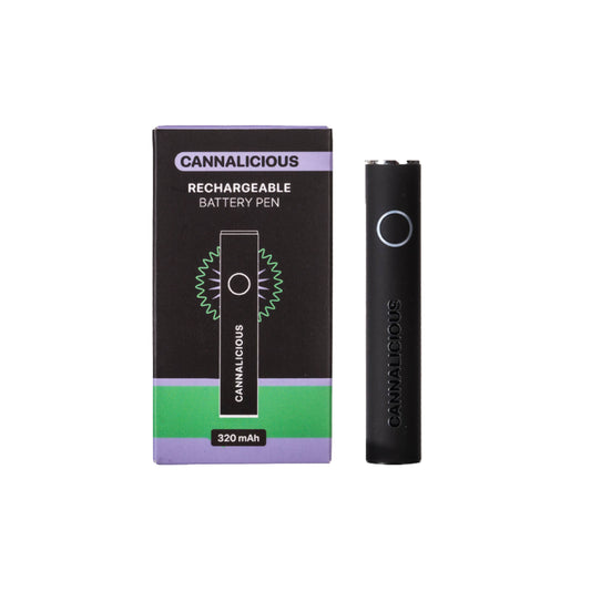 Cannalicious Vape Battery 320 mAh Black