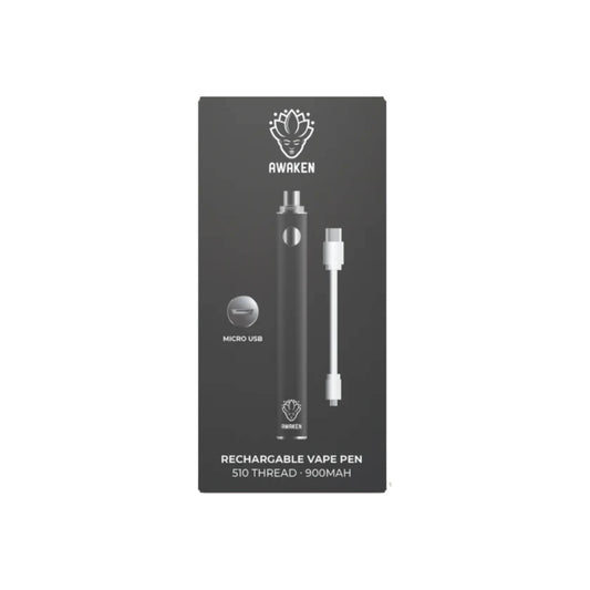 Awaken Vape Pens 900mah: Matte Black