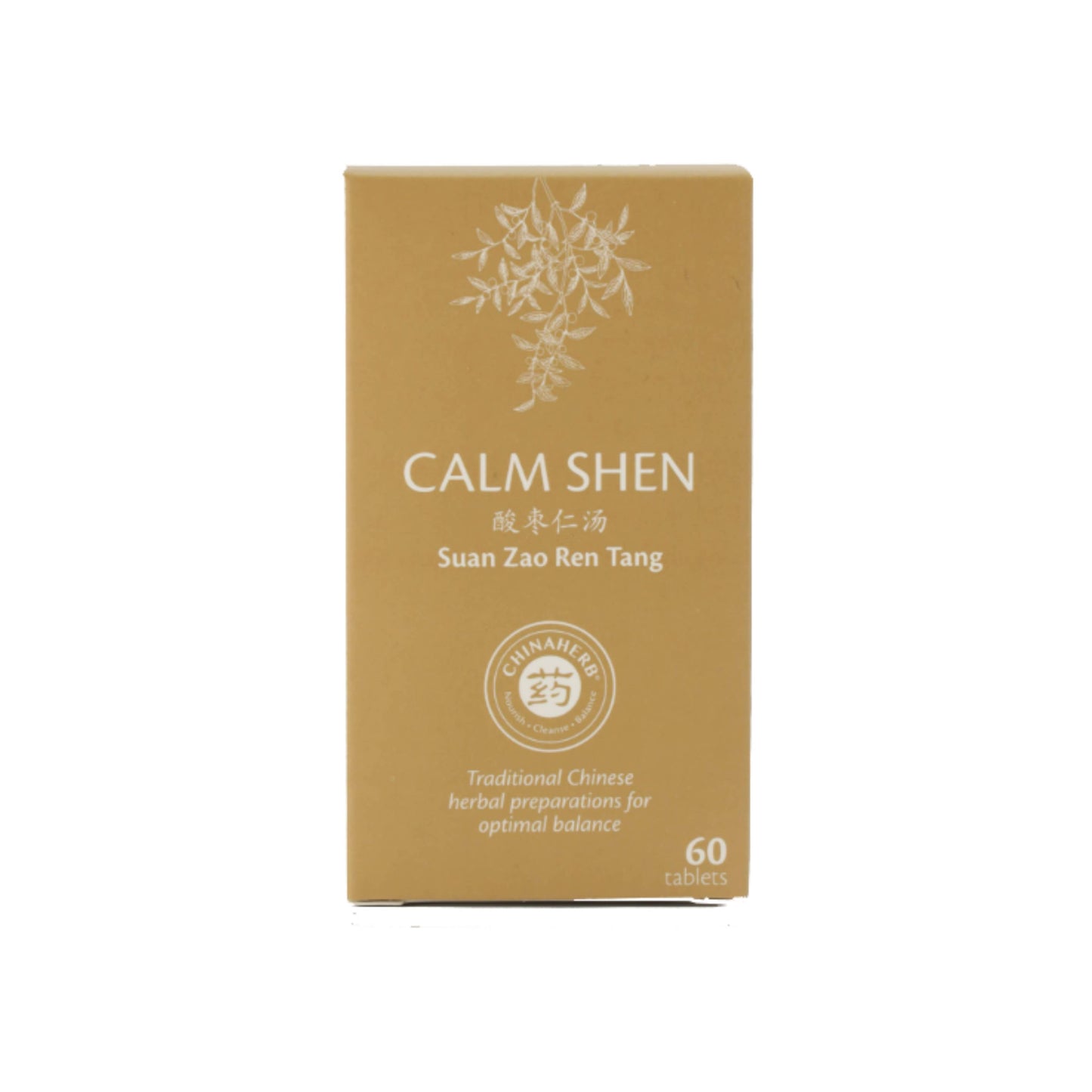 China Herb - Calm Shen - Jie Yu An Shen Pian - 60 tab
