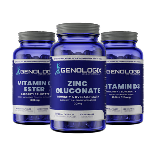 Genologix Immunity Bundle (Vitamin C Ester, Zinc Gluconate,
