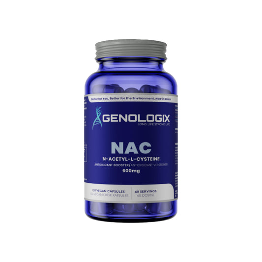 Genologix NAC (N-Acetyl L-Cysteine) 600mg - 120 caps