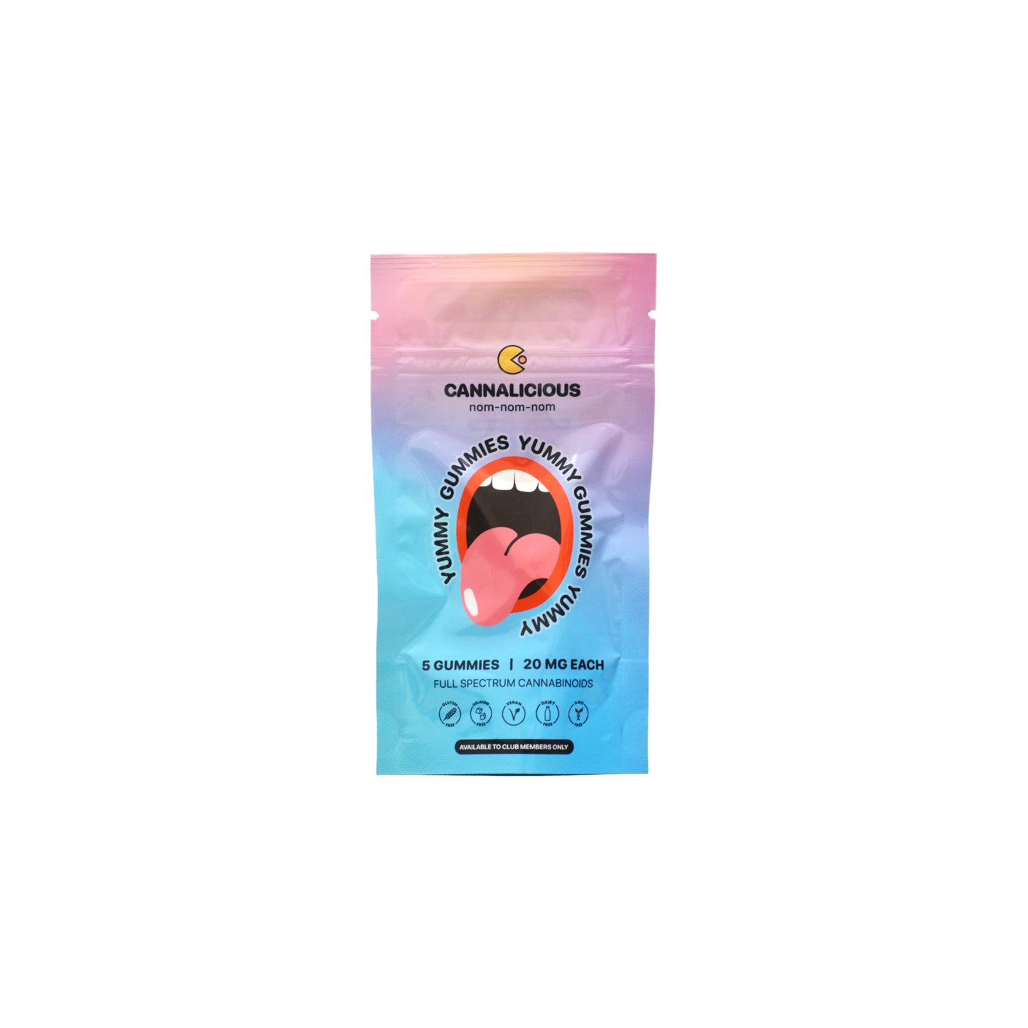 Cannalicious Yummy  Gummies 5 x 20mg