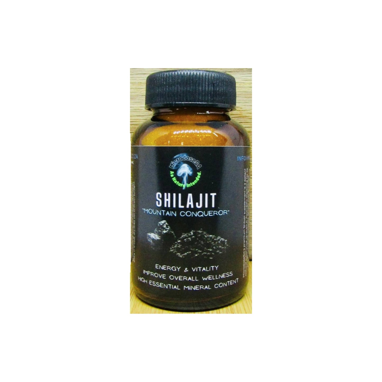 MicrodoseSA Shilajit x60 Gel Capsules